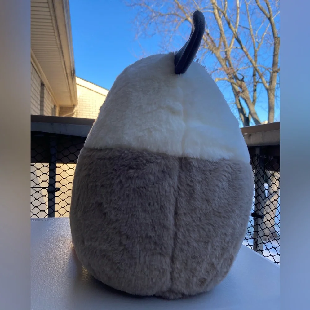 RARE Squishmallows Fuzzamallows Luanne 12" Fluffy White Grey Opossum Rat Mouse - Picture 10 of 17